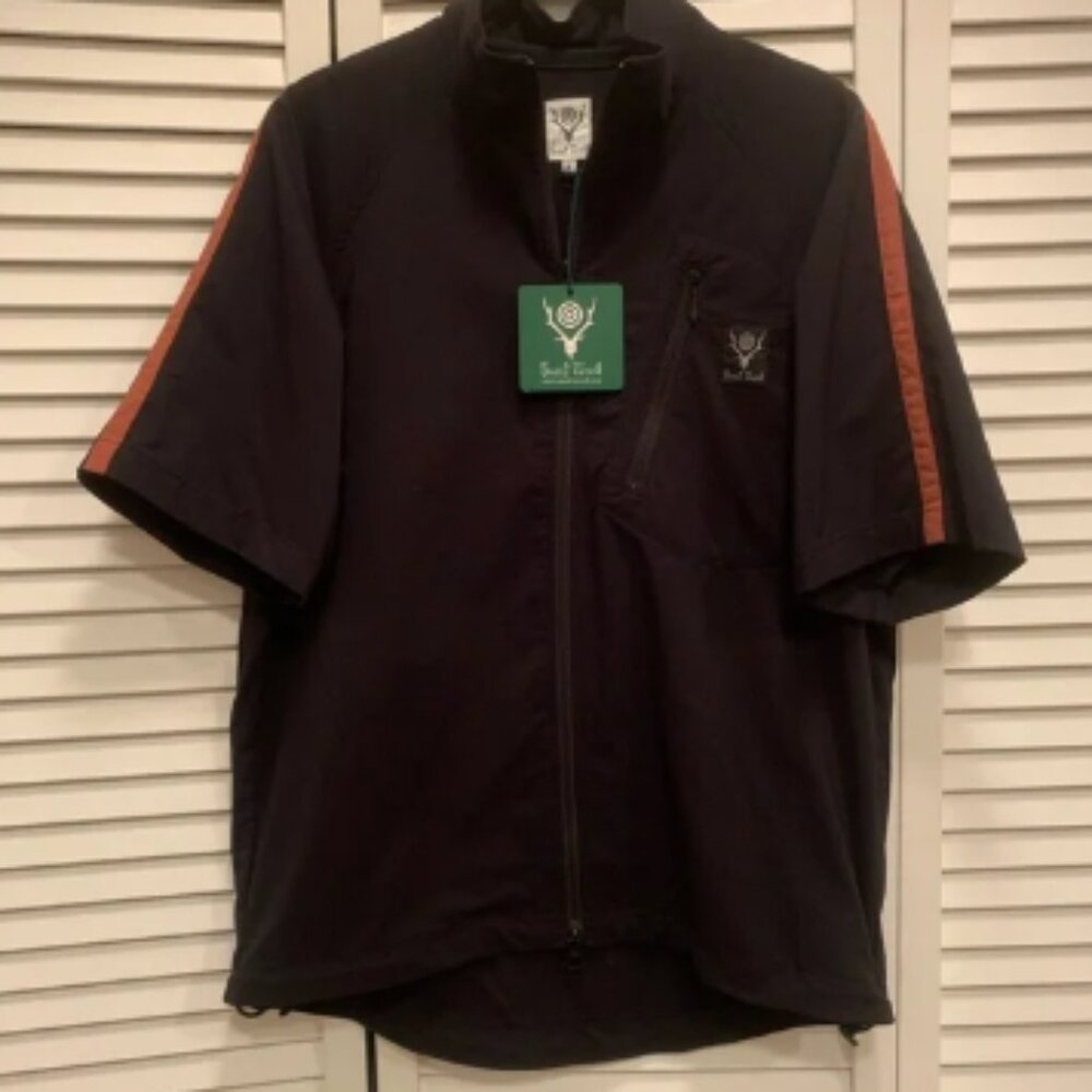 South2 West8 Cropped Sleeve Jacket